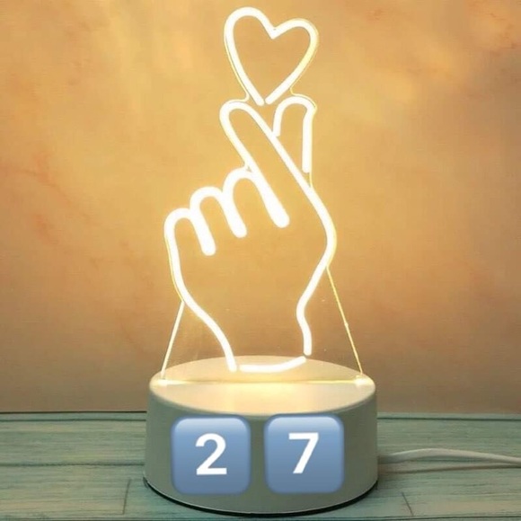 3D illusion LED night light - Picture 1 of 1